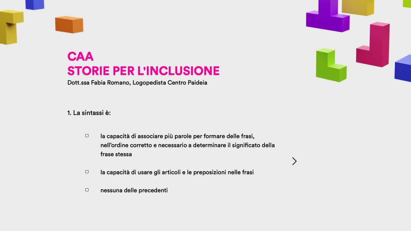 01. Introduzione alla Comunicazione Aumentativa e Alternativa